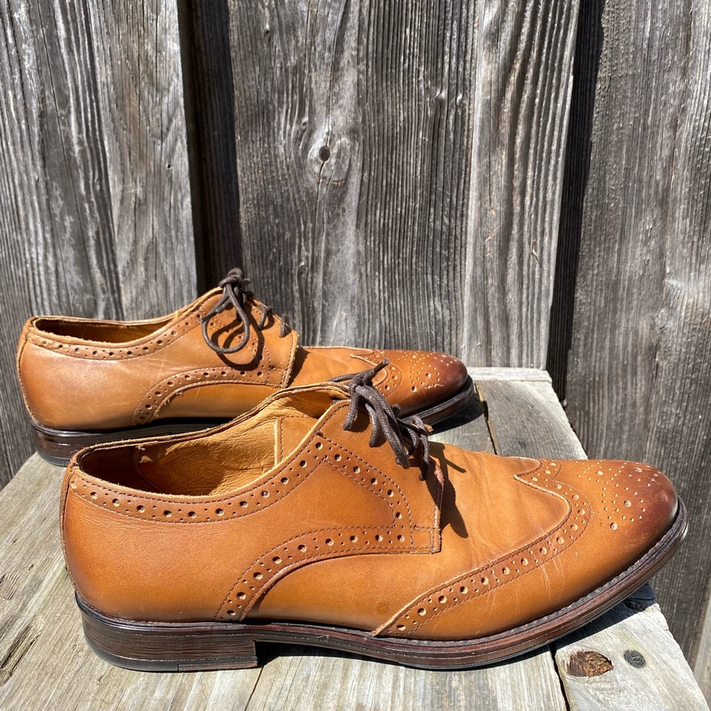 H&M Brogues: Wingtip Oxford Lace Up Flats: 40